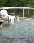 Addison Rugs Laeanor Teal Washable Indoor-Outdoor Rug