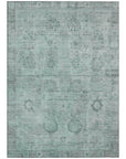 Addison Rugs Laeanor Teal Washable Indoor-Outdoor Rug