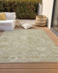 Addison Rugs Laeara Brown Washable Indoor-Outdoor Rug