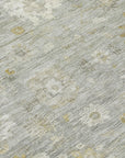 Addison Rugs Laeara Gray Washable Indoor-Outdoor Rug