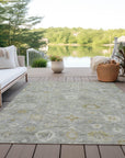 Addison Rugs Laeara Gray Washable Indoor-Outdoor Rug