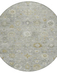 Addison Rugs Laeara Gray Washable Indoor-Outdoor Rug