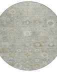 Addison Rugs Laeara Gray Washable Indoor-Outdoor Rug