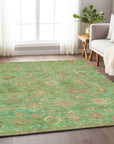 Addison Rugs Laeara Lime Washable Indoor-Outdoor Rug