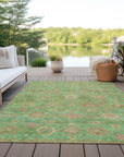 Addison Rugs Laeara Lime Washable Indoor-Outdoor Rug