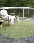 Addison Rugs Laeara Lime Washable Indoor-Outdoor Rug