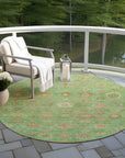 Addison Rugs Laeara Lime Washable Indoor-Outdoor Rug