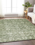 Addison Rugs Laearis Green Washable Indoor-Outdoor Rug