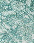 Addison Rugs Laearis Teal Washable Indoor-Outdoor Rug
