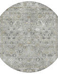 Addison Rugs Laeel Gray Washable Indoor-Outdoor Rug