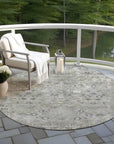 Addison Rugs Laeel Gray Washable Indoor-Outdoor Rug