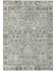 Addison Rugs Laeel Gray Washable Indoor-Outdoor Rug
