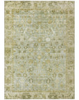 Addison Rugs Laeel Green Washable Indoor-Outdoor Rug