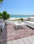 Addison Rugs Laeel Pink Washable Indoor-Outdoor Rug