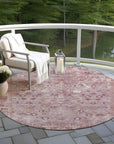 Addison Rugs Laeel Pink Washable Indoor-Outdoor Rug
