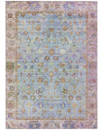 Addison Rugs Laeel Seafoam Washable Indoor-Outdoor Rug