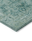 Addison Rugs Laeon Teal Washable Indoor-Outdoor Rug