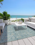 Addison Rugs Laeora Blue Washable Indoor-Outdoor Rug
