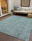 Addison Rugs Laeora Blue Washable Indoor-Outdoor Rug