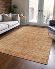 Addison Rugs Laeora Orange Washable Indoor-Outdoor Rug