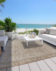 Addison Rugs Laeoril Brown Washable Indoor-Outdoor Rug