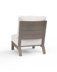 Sunset West Laguna Sunbrella Armless Outdoor Club Chair