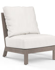 Sunset West Laguna Sunbrella Armless Outdoor Club Chair