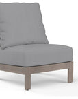 Sunset West Laguna Sunbrella Armless Outdoor Club Chair
