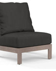 Sunset West Laguna Sunbrella Armless Outdoor Club Chair