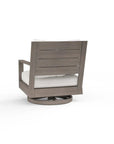 Laguna Sunbrella Swivel Outdoor Club Rocker-Outdoor Accent Chairs-Sunset West-LOOMLAN