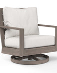 Sunset West Laguna Sunbrella Swivel Outdoor Club Rocker
