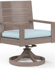 Sunset West Laguna Swivel Outdoor Dining Chair 2PC