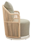 Zuo Modern Lanai Olefin Fabric Swivel Outdoor Accent Chair