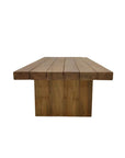 Lars Three Legs Wooden Patio Coffee Table-Outdoor Coffee Tables-Artesia-LOOMLAN