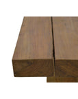 Lars Natural Wooden Patio Coffee Table