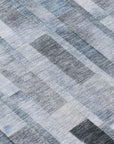 LOOMLAN Rugs Laventhia Blue Washable Indoor-Outdoor Rug