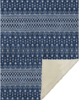 Addison Rugs Lazy Rivers Blue Washable Indoor-Outdoor Rug