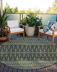 Addison Rugs Lazy Rivers Brown Washable Indoor-Outdoor Rug