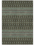 Addison Rugs Lazy Rivers Brown Washable Indoor-Outdoor Rug