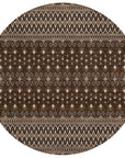 Addison Rugs Lazy Rivers Chocolate Washable Indoor-Outdoor Rug