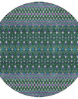 Addison Rugs Lazy Rivers Green Washable Indoor-Outdoor Rug