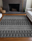 Addison Rugs Lazy Rivers Grey Washable Indoor-Outdoor Rug