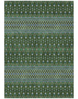 Addison Rugs Lazy Rivers Olive Washable Indoor-Outdoor Rug