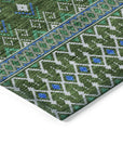 Addison Rugs Lazy Rivers Olive Washable Indoor-Outdoor Rug