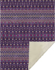 Addison Rugs Lazy Rivers Purple Washable Indoor-Outdoor Rug