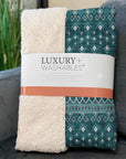 Addison Rugs Lazy Rivers Teal Washable Indoor-Outdoor Rug