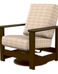 Leeward Marine Grade Deep Cushion Swivel Rocker Chair-Outdoor Accent Chairs-Telescope-LOOMLAN