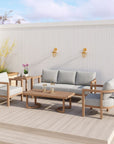Zuo Modern Leto Aluminum Outdoor Coffee Table