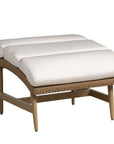 Cascade Aluminum Outdoor Ottoman-Outdoor Ottomans-Lloyd Flanders-LOOMLAN