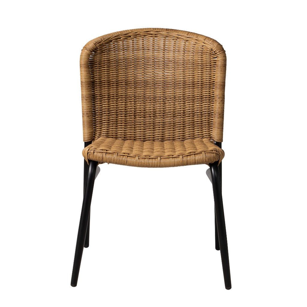 Galloway Aluminum Outdoor Armless Dining Chair-Outdoor Dining Chairs-Lloyd Flanders-LOOMLAN